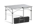 HOMECALL Klapptisch Campingtisch Aluminium Stahl Silber Weiß Bild 2