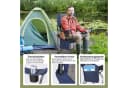 HOMECALL XXL Campingstuhl Blau Gepolstert 360kg Belastbar Faltbar Bild 4