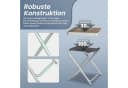 HOMECALL Campinghocker mit MDF-Tisch Aluminium Klapphocker 2er Set Bild 3