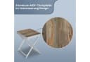 HOMECALL Campinghocker mit MDF-Tisch Aluminium Klapphocker 2er Set Bild 4