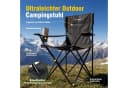 HOMECALL Campingstuhl und Tisch Set Schwarz Klappbar Bild 3