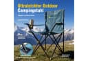 HOMECALL Campingstuhl und Tisch Set Blau Klappbar Bild 3