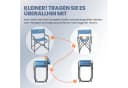 HOMECALL Regiestuhl Ultraleicht Klappstuhl Faltbar Campingstuhl Gartenstuhl Bild 4