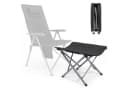HOMECALL Klappfußhocker Schwarz Metall 3D-Netzgewebe Bild 2