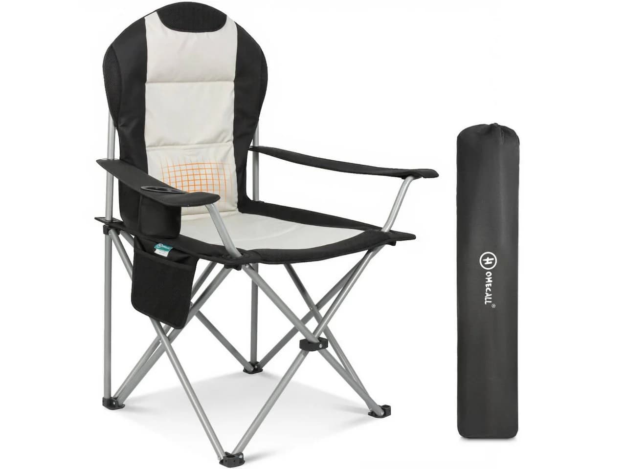 HOMECALL Campingstuhl Klappstuhl Gartenstuhl Angelstuhl mit Polsterung - Bild 2
