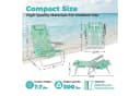 HOMECALL Klappstuhl Strandstuhl 2er Set Aluminium Klappbar Mint Ozean Bild 1