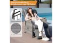 HOMECALL Rattansessel Gartensessel Verstellbar Liegestuhl Balkonliege Bild 1