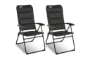 HOMECALL Klappstuhl Gartenstühle hochlehner Luxus campingstuhle bis 150 kg Gepolstert (Set, 2 St) Bild 2