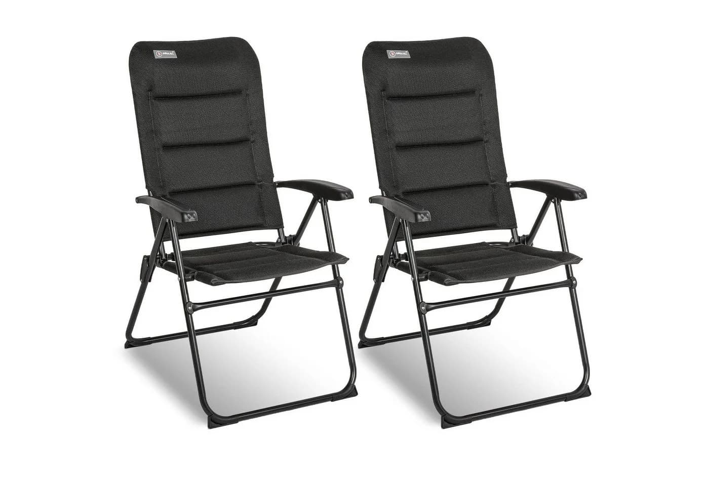 HOMECALL Klappstuhl Gartenstühle hochlehner Luxus campingstuhle bis 150 kg Gepolstert (Set, 2 St) - Bild 2