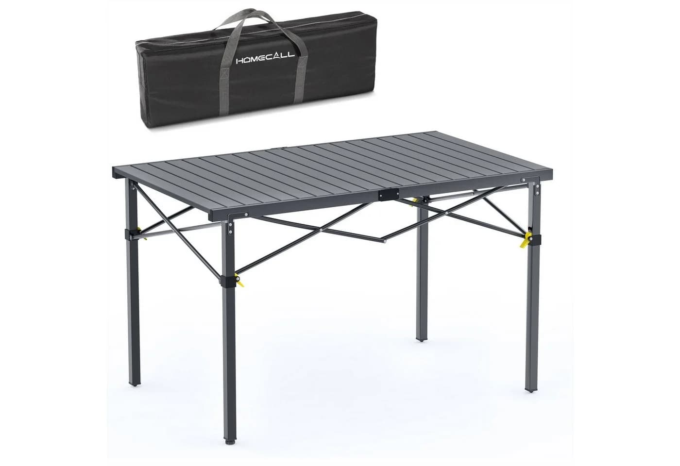 HOMECALL Klapptisch Campingtisch Grau Aluminium - Bild 2