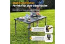 HOMECALL Klapptisch Campingtisch Grau Aluminium Bild 3