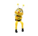 Dekohelden24 Gartenfigur Bienenpaar mit Blume 2er Set Polyresin Bild 4
