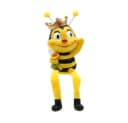 Dekohelden24 Gartenfigur Bienenpaar mit Blume 2er Set Polyresin Bild 5