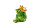 Dekohelden24 Deko-Frosch mit goldener Krone Keramik Gartenfigur Bild 3
