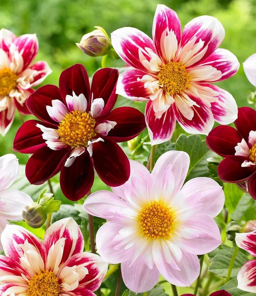 BALDUR Garten Blumenzwiebeln Dahlien-Mix 'Favourite Ballet' Sommerblüher