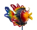 Kaufhaus le petit Gartenstecker Teelichthalter Metall Fisch Figur Bild 2