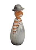 Kaufhaus le petit Dekofigur Gartenstecker Zaunhocker Mann Opa Keramik Bild 4