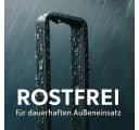 INTERGARDEN Bodenanker für Rosenbogen 4 Stück Schwarz Metall Bild 4