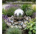 INTERGARDEN Edelstahl-Kugelbrunnen 20 cm Glänzend Bild 5