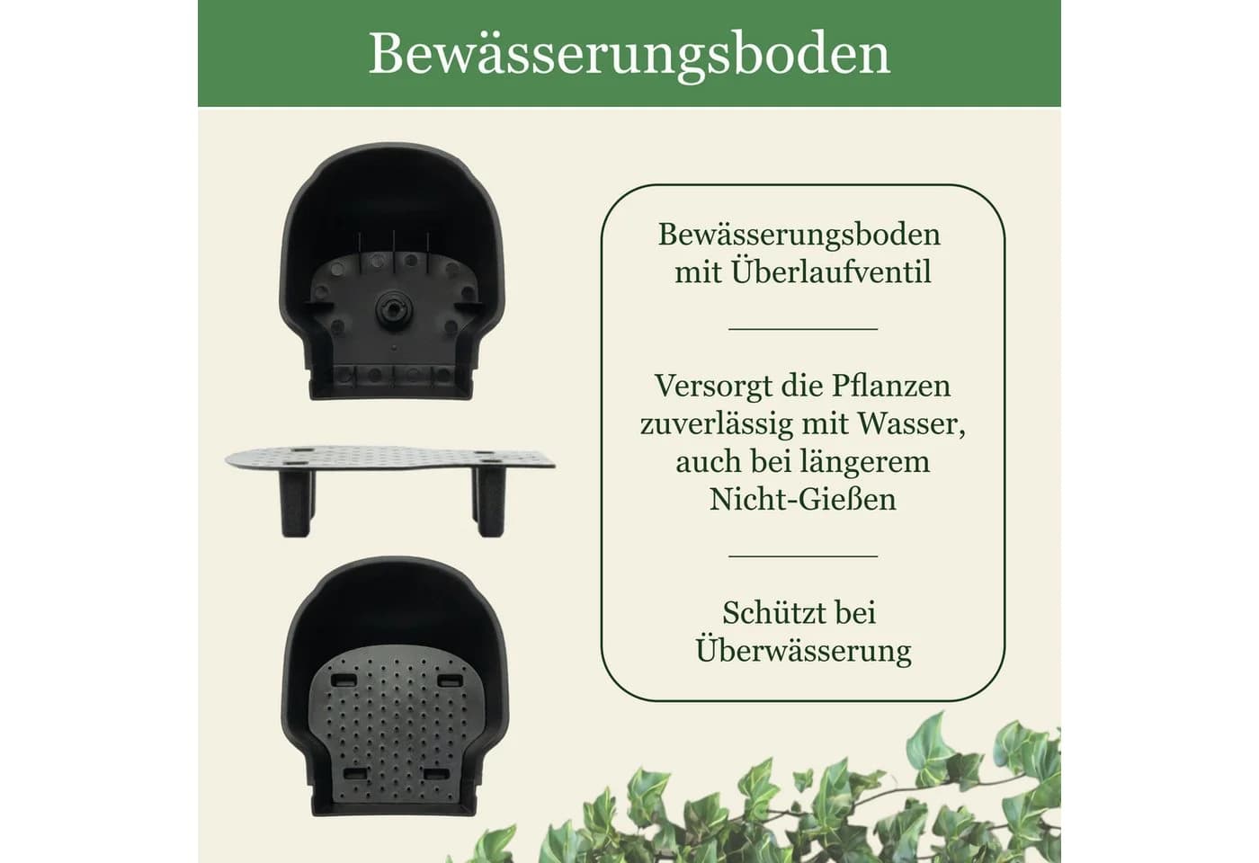 INTERGARDEN Pflanzwand 6 Pflanztöpfe Schwarz - Bild 4
