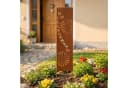 Levandeo Gartenstecker Stele Willkommen Braun Rostdeko Eisen Bild 2