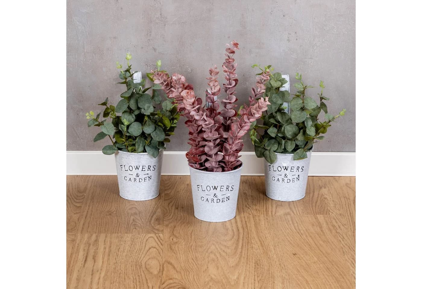 Levandeo® Kräutertopf 3er Set Hängender Blumentopf Metall - Bild 4