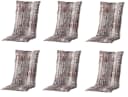 Madison Hochlehnerauflage 6er Set UV-beständig mit Bindebändern Bild 2