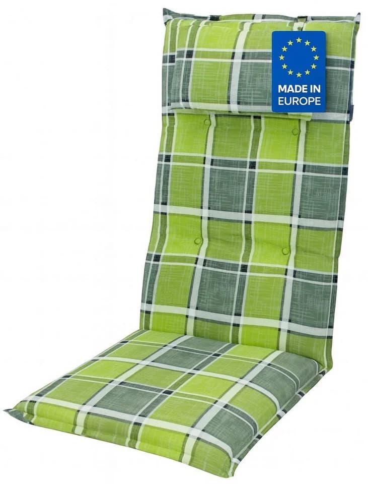 doppler® Hochlehnerauflage Grün UV-beständig für Gartenstuhl - Bild 2