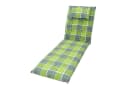 doppler® Gartenliegenauflage Grün Kariert 200x60x8 cm Bild 2