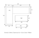 Garden Impressions Gartenlounge-Set Blakes links anthrazit 3-tlg. Alu Bild 3