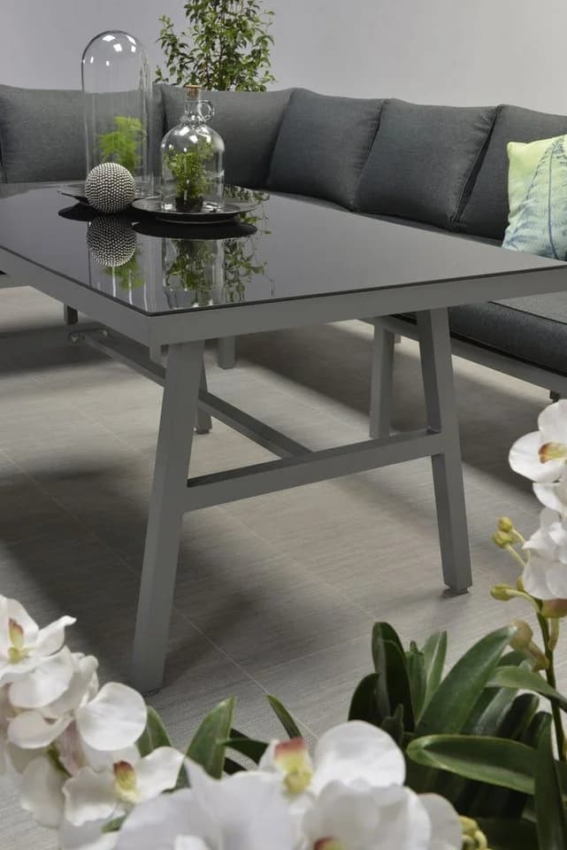 Garden Impressions Gartenlounge-Set Blakes links anthrazit 3-tlg. Alu - Bild 5