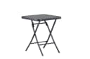 MANDALIKA Garden Gartentisch Garda Anthrazit Klapptisch Riffglas Bild 2