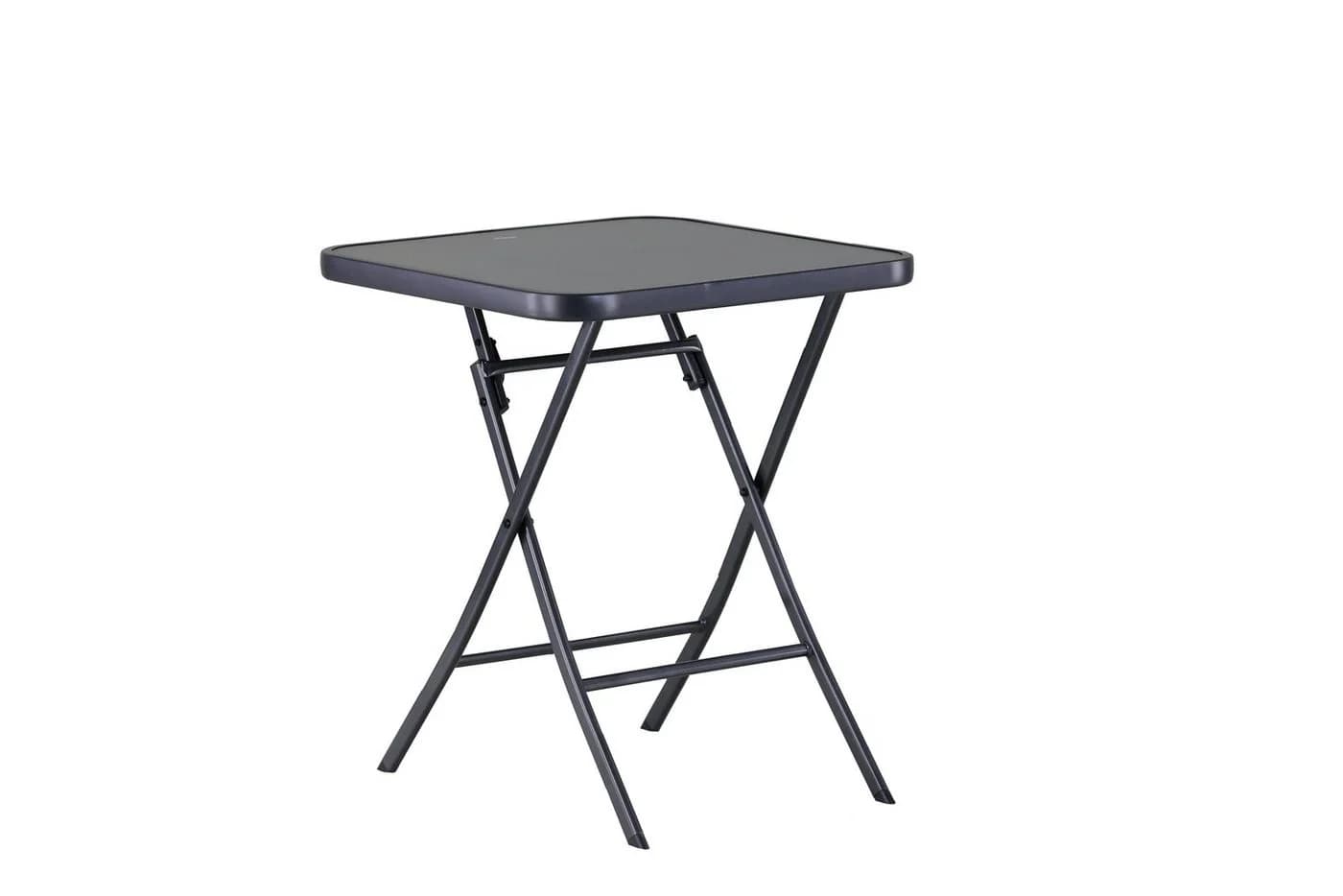 MANDALIKA Garden Gartentisch Garda Anthrazit Klapptisch Riffglas - Bild 2