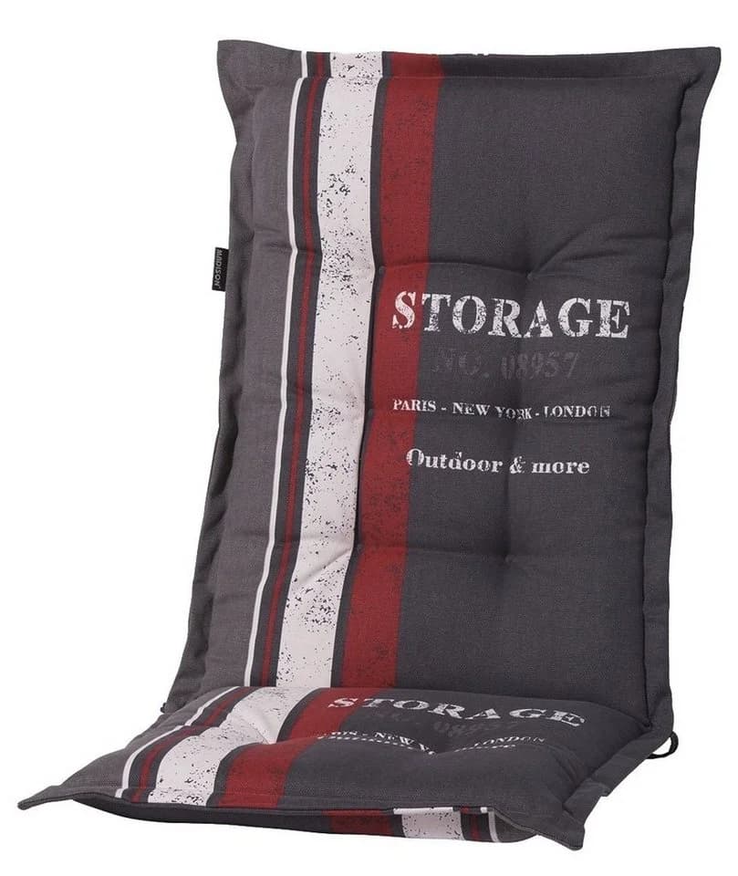 Madison Hochlehnerauflage G 148 Storage Red Gartenstuhl Kissen UV-beständig - Bild 2