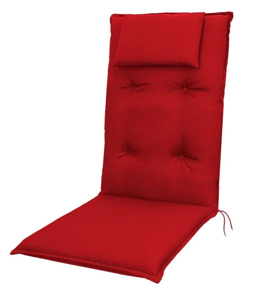 doppler Hochlehnerauflage 8833 rot Gartenstuhl Kissen Polster - Bild 2