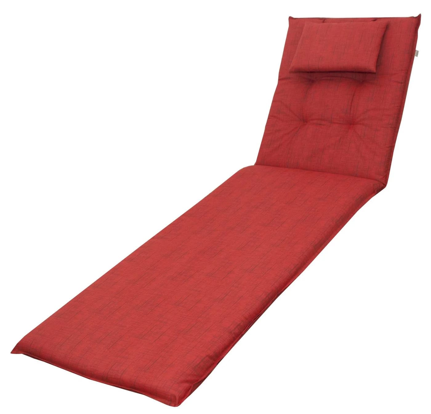 doppler® Liegenauflage 6998 Rot UV-beständig mit abnehmbarem Kopfkissen - Bild 2