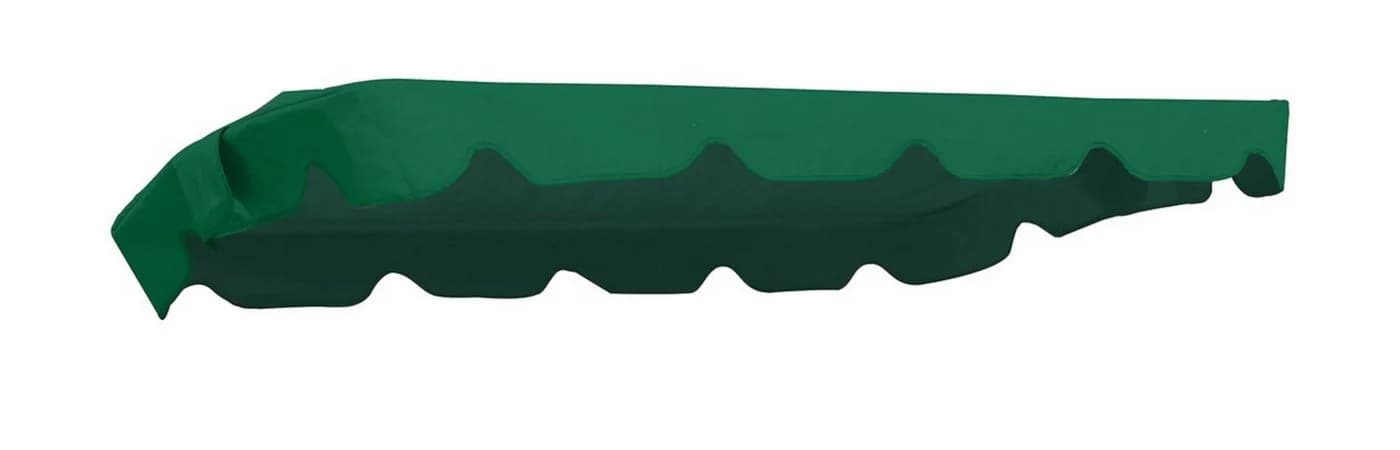MFG Hollywoodschaukel Ersatzdach 182x134 cm Dunkelgrün - Bild 2