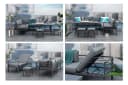 Gardissimo Gartenlounge-Set Lima Lounge 4-tlg. Alu Grau Bild 1