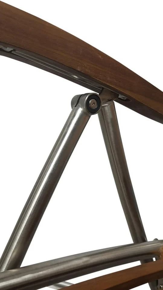 Gardissimo Gartenliege Saigon Deckchair Relaxstuhl Relaxliege Edelstahl Holz - Bild 3