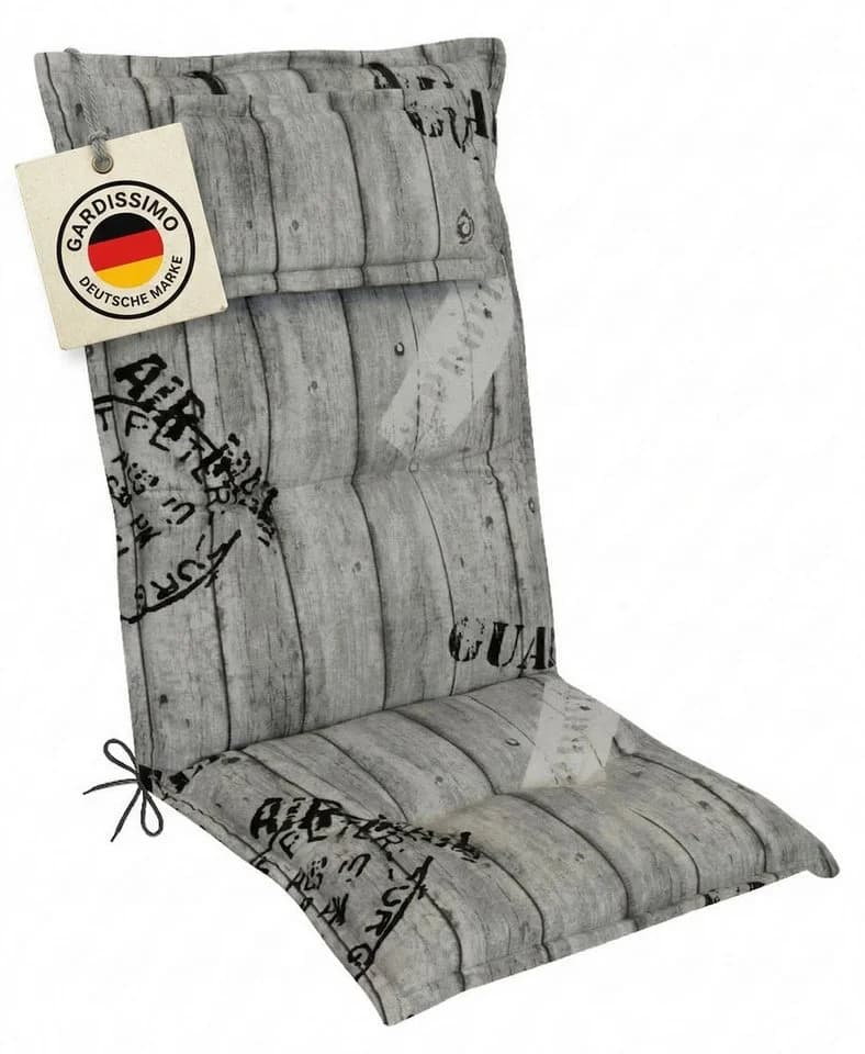Gardissimo Hochlehnerauflage K778 UV-beständig mit abnehmbarem Kopfkissen - Bild 2