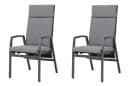 Gardissimo Gartenstuhl Vigo Set - Grau Anthrazit Aluminium Bild 2