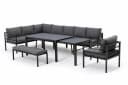 Gardissimo Gartenlounge-Set Larino 4-tlg. Alu Ecklounge mit ausziehbarem Tisch Bild 1