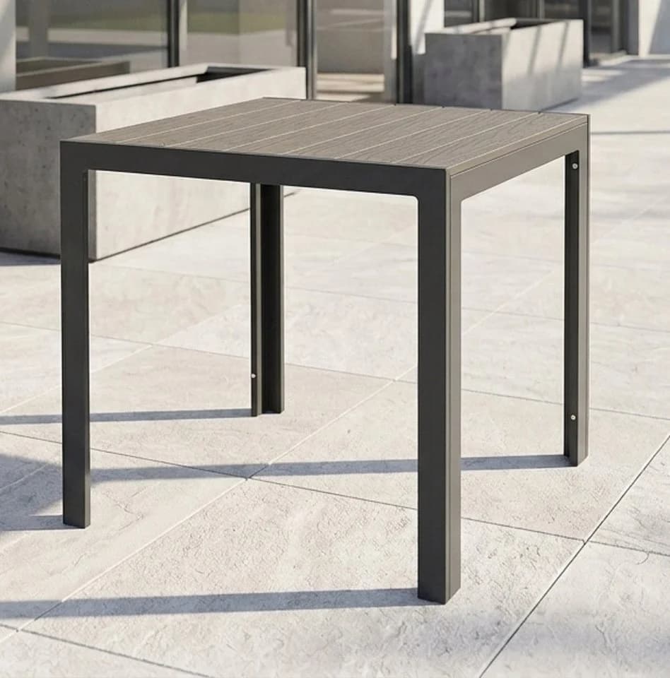Gardissimo Gartentisch Soul quadratisch Anthrazit Nonwood Aluminium - Bild 2