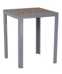 Gardissimo Alma Balkontisch 60x60 cm Aluminium Nonwood Braun Silber Bild 2