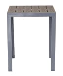 Gardissimo Alma Balkontisch 60x60 cm Aluminium Nonwood Braun Silber Bild 4