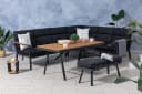 Gardissimo Gartenlounge-Set Nara rechts 3-tlg. Alu Ecklounge Esstisch Bank Bild 3