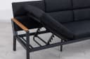 Gardissimo Gartenlounge-Set Nara rechts 3-tlg. Alu Ecklounge Esstisch Bank Bild 4