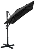 Gardissimo Ampelschirm David 210x210 cm Anthrazit mit Ständer Bild 3