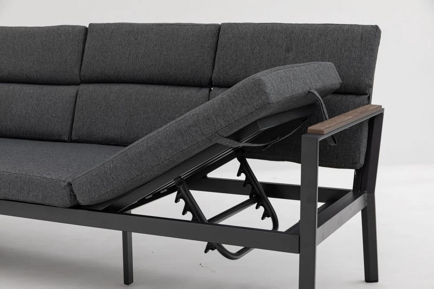 Gardissimo Gartenlounge-Set Nara Oak XL rechts Ecklounge Alu Nonwood - Bild 4