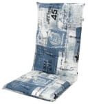 Gardissimo Hochlehnerauflage 6er Set Blau UV-beständig Bild 1
